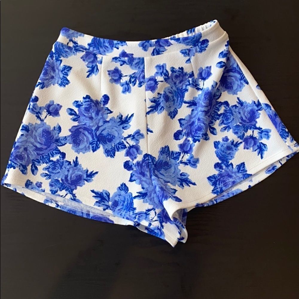 Blue Rose Flowy Show Me Your Mumu Shorts